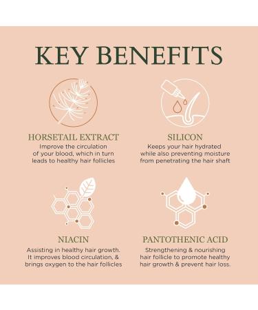 NOOR HAIR Growth Supplement | Healthy Hair Formula for Thick Fast Regrowth | Non-GMO Gluten-Free Vitamins for Women's Hair Loss - 30 Day Supply - Buy Online on GoSupps.com