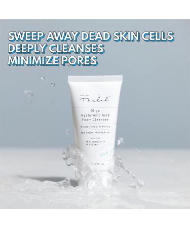 Blanc Doux Oligo Hyaluronic Acid Facial Cleanser | Vegan Deep Foam Face Wash for Acne-Prone & Sensitive Skin | Hydrating Korean Skincare 4.05 Oz - Buy Online on GoSupps.com