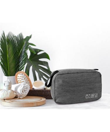Cooja Hanging Toiletry Bag for Women - Travel Washbag with Hook & Handle, Grey - Includes 1 Toilet Bag + 2 Drawstring Bags - Buy Online on GoSupps.com