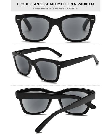 Buy Lanomi 2.5x Sun Reading Glasses for Men & Women - Gray Tinted Protection Lightweight & Stylish Frame - Buy Online on GoSupps.com