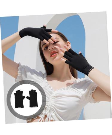 FRCOLOR 4 Pairs Nail Protection Gloves Mittens Manicure Skin Gloves Manicure Fingerless Gloves Fingerless Manicure Gloves UV Protection Gloves Manicure Tools Riding - Buy Online on GoSupps.com