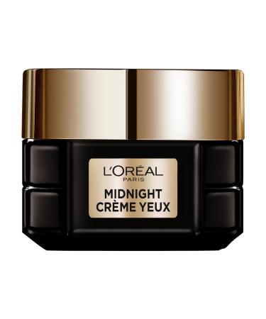 L'Or al Paris - Midnight Age Perfect Cellular Renaissance Eye Cream - Anti-Aging Regenerating Night Eye Cream - Anti-Wrinkle Firmness Comfort Eye Care - All Skin Types - 15 ml