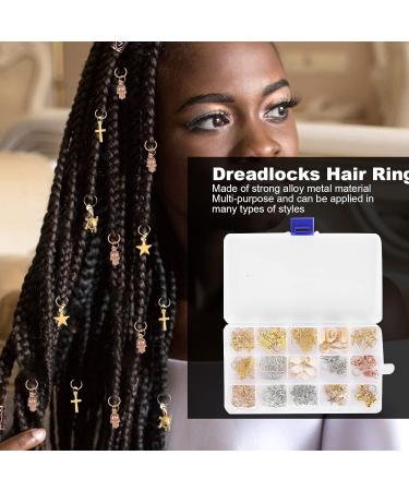 Braiding Hair Rings Fashion Appearance Hair Braiding Rings Use Easily for Fashion Shows for Party for Daily Life - Buy Online on GoSupps.com