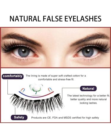 Buy 2024 Magnetic Eyelashes - Reusable No Glue Kit with Applicator | Easy Wear & Natural Look - Buy Online on GoSupps.com