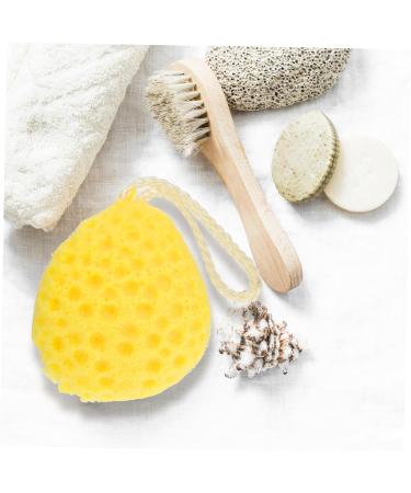 5pcs Exfoliating Sponge Bath Balls - Body Wash Scrubber & Skin Cleaning Shower Sponge - Buy Online on GoSupps.com