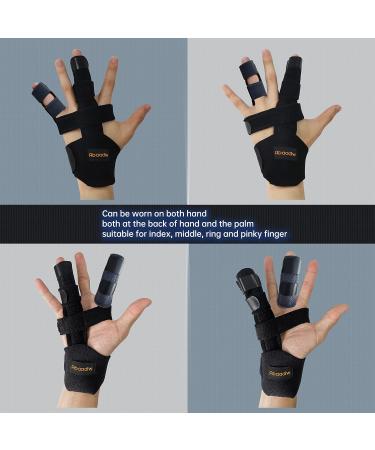 Abaadlw Trigger Finger Splint Set - 3pcs for Trigger Finger, Arthritis, and Mallet Finger - Pain Relief and Support - Finger Splints for Straightening Post-Operation - Buy Online on GoSupps.com