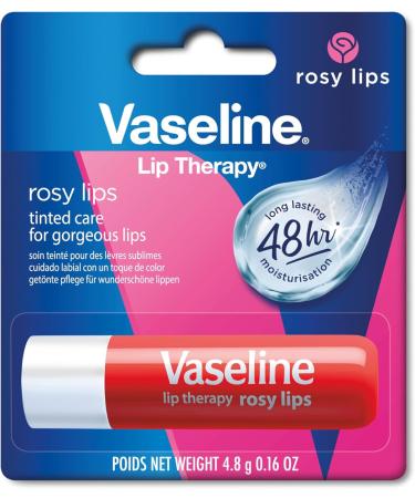  Vaseline Vaseline Lip Therapy Rosy Tinted Lip Balm with Almond & Rose Oil (2 Pack) - Buy Online on GoSupps.com