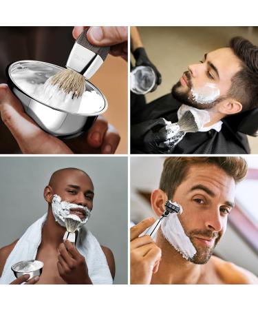 Grutti Razor Set - Deluxe Chrome & Wood Shaving Kit with Bowl Mach 3 Compatible Razor & Brush Stand - Premium International Shipping - Buy Online on GoSupps.com