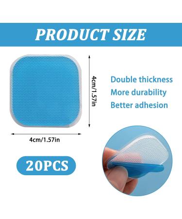 Beurer EM 59 Gel Pads Replacement Set - 20 Compatible Pads for Heat Devices - Buy Online on GoSupps.com