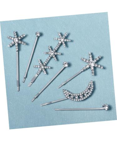 FOMIYES 4 Sets Fringe Bobby Pin Hair Clip Hair Barrettes Rhinestone Bobby Pins Rhinestone Barrettes Side Clip Barrettes for Women Girls Hair Accessories Alloy Headgear Wild - Buy Online on GoSupps.com
