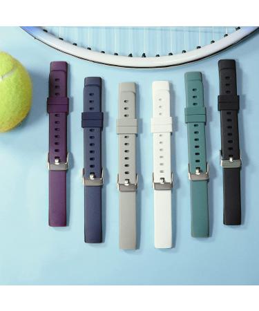 Sunnyson 6 Pack Silicone Sport Bands for Fitbit Luxe | Adjustable Replacement Wristbands for Men and Women | Small Size 5.1-7.1 | 6 Colors - Buy Online on GoSupps.com