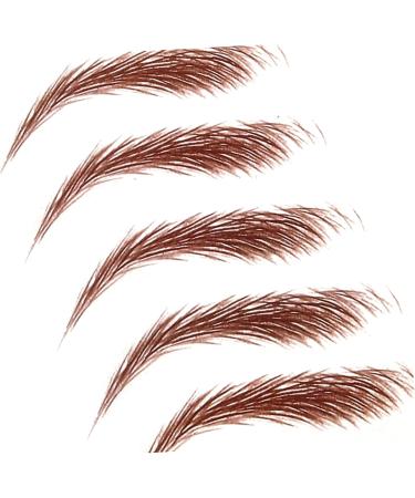 WOONEKY 5 Sheets Eyebrow Stickers Simulation Eyebrow Authentic Eyebrow Fake Eyebrows Eyebrow Waterproof - Buy Online on GoSupps.com