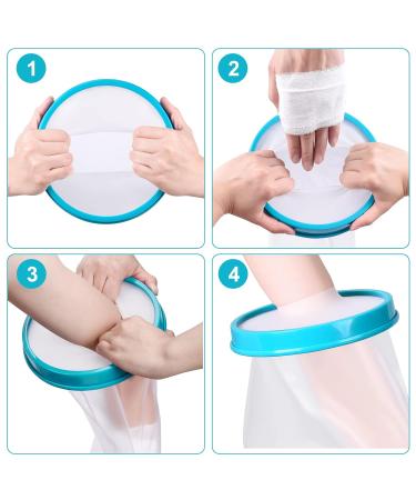 Fasola Child Cast Cover Arm Waterproof 12 inch - Reusable Dressing Protector for Broken Wrist, Elbow, Fingers - Full Arm Sleeve for Shower - Ages 2-3 Yrs - Buy Online on GoSupps.com