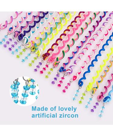 Shop Lattcure 18-Piece Colorful Hair Jewelry Set for Girls | Rhinestone Hair Accessories & DIY Styling for Parties - Buy Online on GoSupps.com