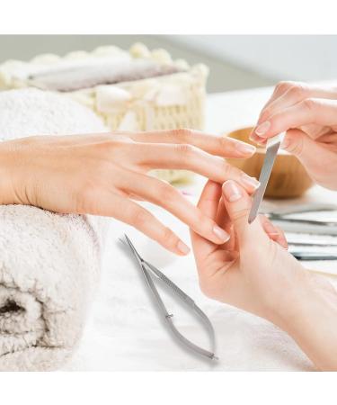 Cuticle Scissors Nail Scissors Curved Cuticle Scissors Professional Cuticle Scissors Extra Fine Curved Professional Precise Pointed Tip Grooming Kit for Eyebrow Eyelash Trim Nail and Dry Skin - Buy Online on GoSupps.com