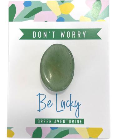 Green Aventurine Worry Stone - Anxiety Relief Crystal Gift for Luck and Farewell - Buy Online on GoSupps.com