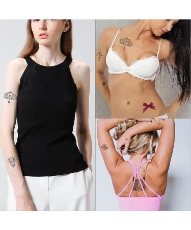 Aresvns Small Flowers Temporary Tattoo for Women - 150+ Waterproof Designs for Teens & Girls - Buy Online on GoSupps.com