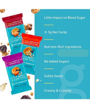 Good Measure Bars Variety Pack - Low Carb, Zero Added Sugar, Nutrient-Rich Snack - Keto Friendly - Made in the USA - Buy Online on GoSupps.com