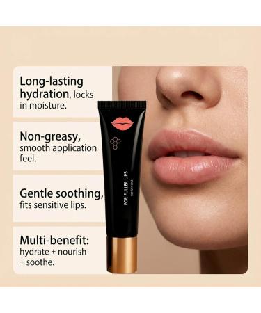  Rubu22a Set of 2 Lip Booster Serums - Natural Lip Oil - Lip Plumping Serum - Moisturizing Lip Oil with Boosting Effect - Reduces Fine Lines (2.15 g) - Buy Online on GoSupps.com