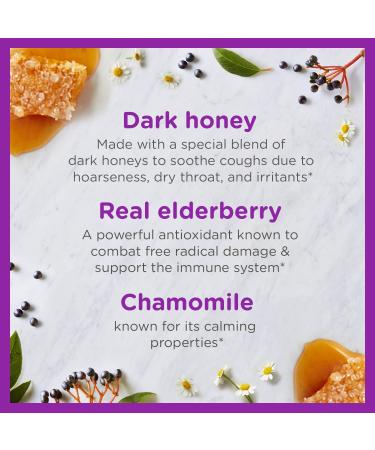 Zarbee's Kids Cough + Immune Nighttime Syrup - Drug-Free Pediatrician Recommended Mixed Berry Flavor 4FL Oz | Support Children's Health 2-6 - Buy Online on GoSupps.com