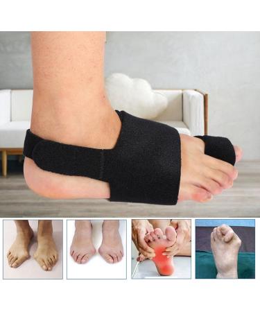 Bunion Corrector & Thumb Splint - Hallux Valgus Pain Relief Night & Day Support for Hammer Toe - Right Black - Buy Online on GoSupps.com