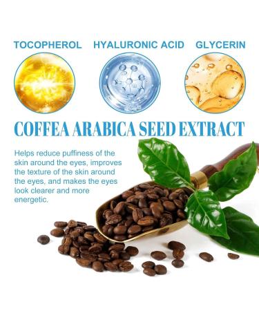Caffeine Eye Cream for Dark Circles & Puffiness | Anti-Aging Treatment for Fine Lines & Bags (2PCs) - Shop Now! - Buy Online on GoSupps.com