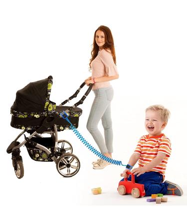 Hooyyene Anti Lost Wrist Link for Toddlers - Safety Toddler Leash for Kids - Children's Wristband for Outdoor Family Travel (Blue 8.2ft) - Buy Online on GoSupps.com
