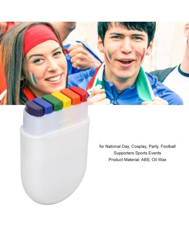  Fafeims Sports Events Paint Face Stick 6 Colors Oil Wax Wax Paint Body for Festivals Celebrations - Buy Online on GoSupps.com