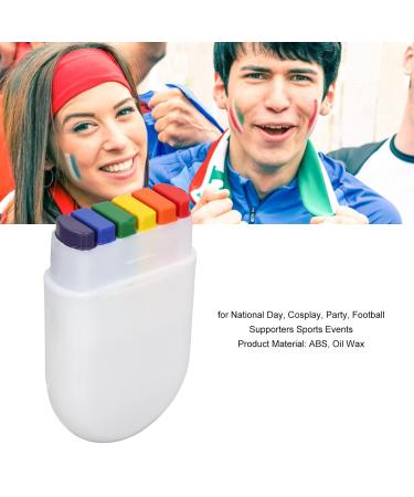 Bagima 2 Flags Face Painting Games - 6 Rainbow Colors for Festive Celebration & Party Body Art - Buy Online on GoSupps.com
