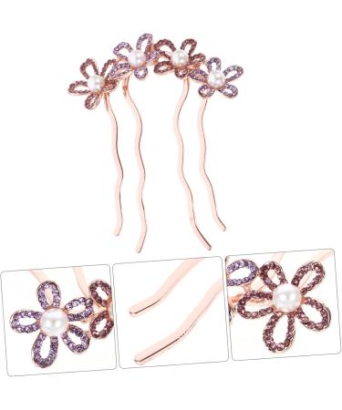 DOITOOL Flower Hair Comb ball head bride hair accessories large bride hair clip comb pearl ponytail Diamond hair clips flower hair accessories spring hair accessories Wedding Hair Comb - Buy Online on GoSupps.com