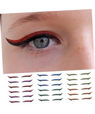 TOVINANNA 36 Pairs Anti Sweat Eyeliner Eyeshadow Stickers Women Eyeliner Decal Eyeliner Sticker Two Sided Tape Eyeliner Tape Waterproof Eyeliner Decal Eye Line Sticker Water Proof Template - Buy Online on GoSupps.com