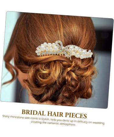 Mikinona Alloy Rhinestone Hair Comb Bridal Headdress Comb Headband Wedding Hair Accessories Rhinestone Hair Combs for Wedding Bridal Hair Accessories Prom Hair Accessories Wedding Headpiece - Buy Online on GoSupps.com