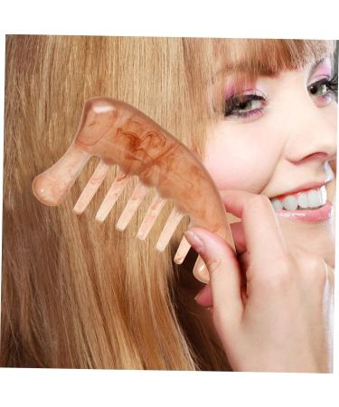 Magiclulu 4 Pieces Massage Comb Set - Afro-Kamm & Gua Sha Board for Neck Massage Hair Grooming and Relaxation | International Shipping Available - Buy Online on GoSupps.com