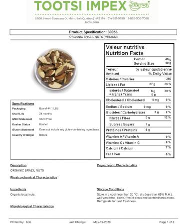 Clevera Organic Brazil Nuts 12 Ounces Fresh - Raw -Kosher - HACCP - Small Batch - Sustainably Sourced - Straight from The Farm - Non-GMO - Gluten free 396.89 g (Pack of 1) - Buy Online on GoSupps.com