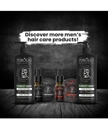 PUROLEO Forest Mint Men's Shampoo - 8 Fl Oz / 236 ML (Made in Canada) - Buy Online on GoSupps.com