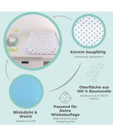 Buy Lilly and Ben 2 Series Pack Wrapping Covers | Soft Terry Cuddling & Suction-Strong Changing Pad Covers | Easy Care Clamping Covers for Baby International Shipping Available - Buy Online on GoSupps.com