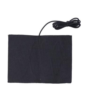 Risegun 15*20cm Heating Pad Foldable Wrapped Waist Belt Heater 5V Carbon Fiber Electric Heating Blanket