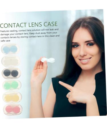Solustrie Travel Contact Lens Case Set - Eye Color Lens Tank & Double Glasses Holder | Compact & Efficient Lens Care for Students - Buy Online on GoSupps.com