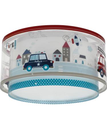 Dalber Police Cars Ceiling Lamp for Children's Room | E27 Light Fixture | 60616N - Brighten Up Your Kids' Space - Buy Online on GoSupps.com