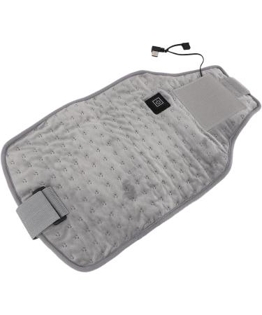 USB Heated Belt - Adjustable Temperature Portable & Breathable Heating Waist Wrap for Home Use (Light Gray) - Buy Online on GoSupps.com