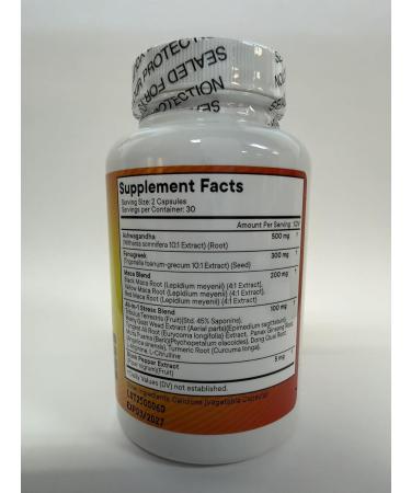 NEW AGE Ashwagandha Maca Root Fenugreek Supplement with Tongkat Ali Ginseng - Support Health - Made in USA - 120 Count - Buy Online on GoSupps.com