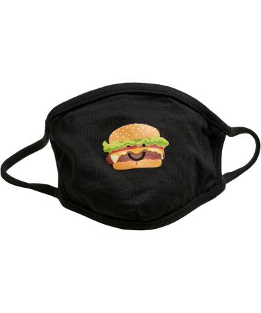 Urban Classics Unisex MT1622 Burger & Hot Dog Face Mask 2-Pack | Fashion Scarf - Black One Size | International Shipping Available - Buy Online on GoSupps.com