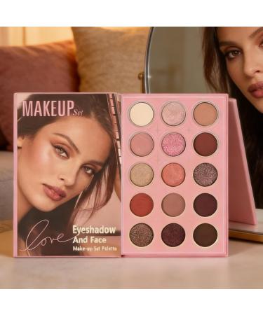 Eyeshadow Palette and Makeup - 21 Colors Book Style Blush Makeup Kit | Full Face Palette | For Women Girls and Enthusiasts Daily Use Wedding Party - Buy Online on GoSupps.com
