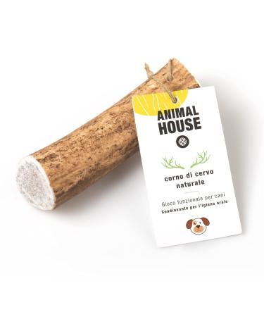 Animal House - whole deer antlers for dogs - 100% natural causnack - mouth hygiene strengthens - resistant and durable - available in all sizes (m)