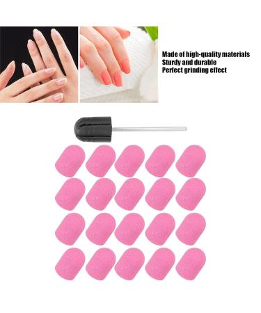 Grinding Head for Nail Polishing - Fine Sandpaper 0.4x0.6 inches - Lightweight & Durable Nail Drill Attachment (Pink) for Home Use - Buy Online on GoSupps.com