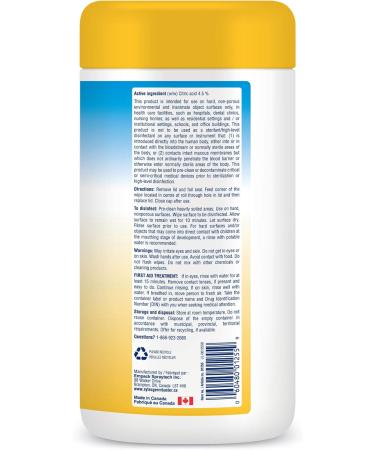 zytec Germ Buster Disinfectant Wipes (Citric Acid) 100 count - Buy Online on GoSupps.com