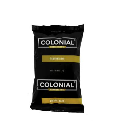Colonial Coffee Packets - Signature Breakfast Blend Medium Roast - Bulk Single Pot Bags (2.5 oz, Pack of 32) - Buy Online on GoSupps.com