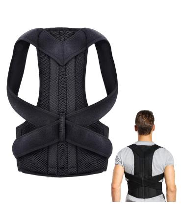 LDBKLGHJ Posture Corrector - For Men and Women Comfortable & Breathable Back Support - Ultimate Back Brace with Shoulder Brace for Upper & Lower Back Pain Relief(2XL)