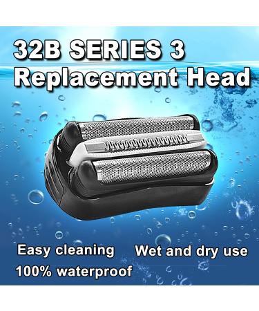 Buy Series 3 32B Electric Shaver Replacement Head - Compatible Blades for Braun 3040s 3010s 310s & More - Global Shipping Available - Buy Online on GoSupps.com
