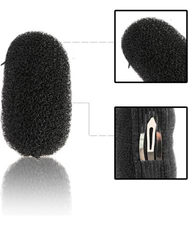 2Pcs Bump It Up Volume Hair Base Hair Padding Tool Volume Hair Bump Inserts Hair Pads Hair Bump Up Clip for Women Girls DIY Hairstyles (Black) - Buy Online on GoSupps.com